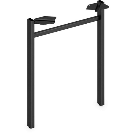 Seatsolutions 24 in. Mod Worksurface U-Leg Support Black SE3203884